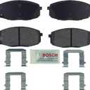BOSCH BE1397H Blue Ceramic Disc Brake Pad Set With Hardware - Compatible With Select Hyundai Elantra; Kia Forte, Forte Koup, Forte5, Soul; FRONT