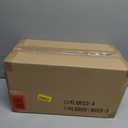 iSPECLE Deep Freezer Organizer Bins - 4 Pack Stackable Small Freezer Organizer Bins for 5 to 7 Cu.FT Small Chest Freezer Sort Frozen Food Easy to Get Food from Bottom without Digging in Freezer, White