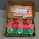 Shemira Happy Valentine's Day Kit, 30 Valentine's Day Cards and 30 Heart Shaped Slime