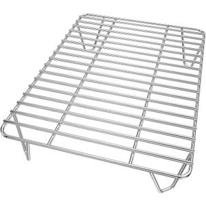 GRISUN Warming Rack for Green Mountain Grill Davy Crockett Pellet Grill, Upper Rack Replacement for GMG-6016, Grill Rack Addition for Doubled Cooking Space (14" x 10" x 3.5")