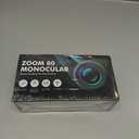 Monocular Telescope 80 x 100 High Powered Monoculars for Adults with Tripod, Monocular for Smartphone Suitable for Bird Watching Larger Vision Monoculars for Adults with BAK4 Prism & FMC Lens Black