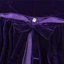 Unisex Hooded Cape Long Velvet Cloak with Hood Halloween Christmas Cosplay Costumes 43-71inches (XXL=Length: 71"/180cm(from collar to hem), Purple)