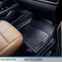 MAXLINER All Weather Custom Fit 2 Row Floor Mat Liner Set Compatible with 2020-2025 Kia Telluride