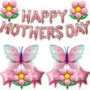 Happy Mother's Day Balloons Mothers Day Banner Set for Party Decoration Supplies