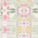RoomMates RMK10853WP Pink Synchronized Geometric Peel and Stick Wallpaper 20.5" x 16.5 feet, White