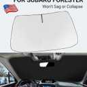Proadsy 2026 Upgrade Front Windshield Sun Shade Foldable Sunshade Protector Custom Fit 2019-2024 Forester Crossover Base Premium Sport Limited Accessories