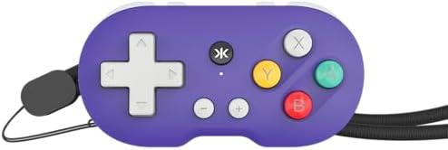 CRKD ATOM - Collectible Keychain Controller for Nintendo Switch, PC, Mac, Mobile and Smart TV (Retro Purple)