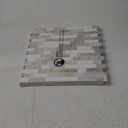 Art3d 10-Sheet Heavy-Duty Peel and Stick Backsplash, Waterproof Wall Tiles Stick on Kitchen Backsplash Living Space, Beige & White (12 x 12 Inch)