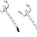 pegboard Hooks, 4inch Heavy Duty Peg Board Organizer Accessories,Metal Hooks for pegboard,peg Board Hooks for Hanging for 1/4" Pegboard Hanging Tools Garage (30 Pack)