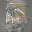 lemonadeus Earring Holder for Hanging Earrings Earring Stand Tree Display Stand Ear Stud Holder Jewelry Tower with Wooden Tray Dish (Gold66 Holes 3 Tier)