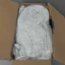 Serta Heated Mattress Pad King Size - Electric Mattress Pad, 10 Heat Setting Controller, Auto Shut Off Timer, Deep Elastic Pocket, Up to 17" Mattress, ETL Certified, Machine Wash, King, White