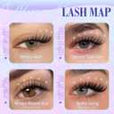 Lash Clusters Kit Wispy Natural Cluster Eyelash Extension Kit DIY Lash Extension Kit C-curly 10-16MM Eyelash Clusters Volume Individual Lashes Kit by Newcally