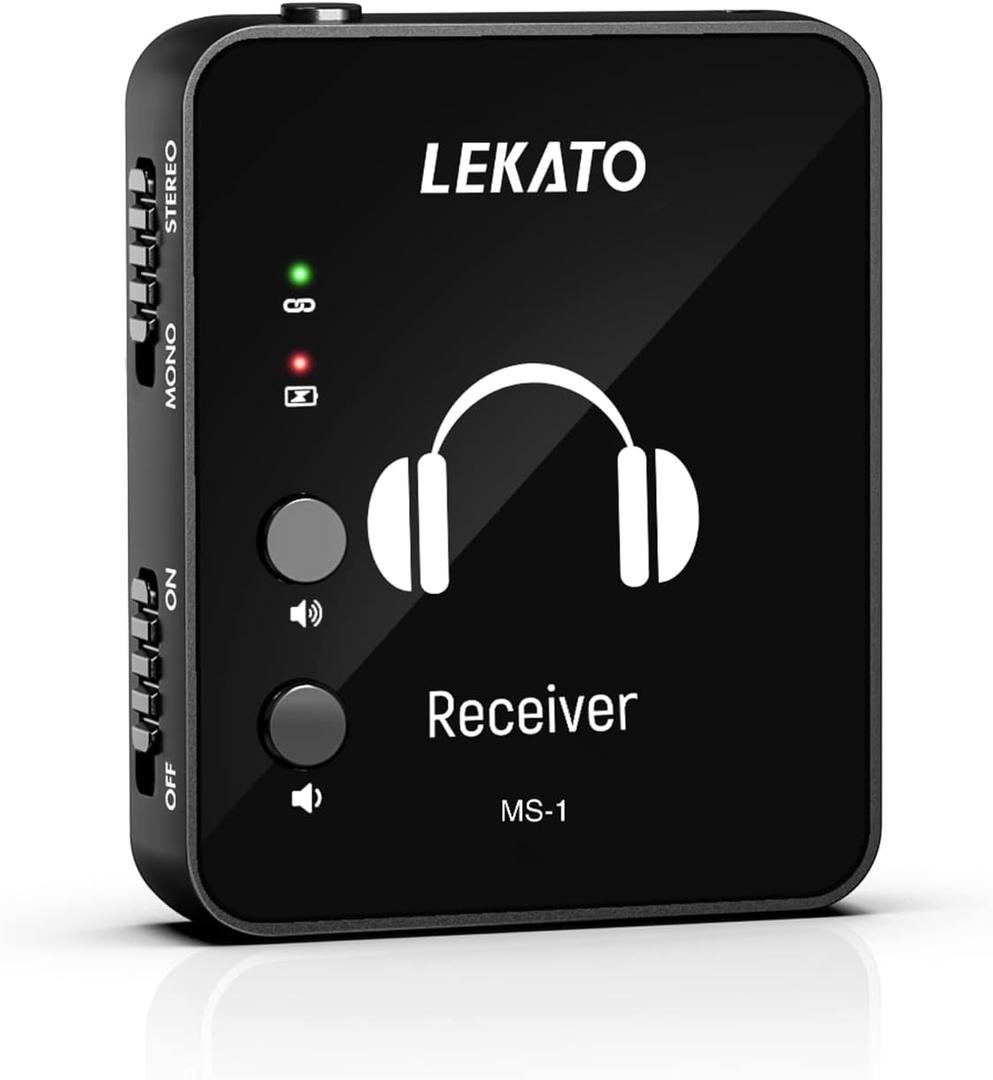 LEKATO MS-1 Wireless in-Ear Monitor System -(Only Receiver)