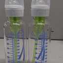 Dr. Brown's Anti-Colic Options+ Narrow Glass Baby Bottle with Level 1 Slow Flow Nipple, BPA-Free, 8 oz/250 mL, 0m+, 2-Pack