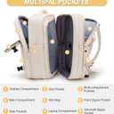 Expandable Travel Backpack For Women Men Airline Approved Personal Item Backpack For Airlines Carry On Backpack Flight Approved Waterproof Backpack For Traveling On Airplane Weekender Travel Bag