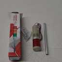 Led Signal Tower Stack Lights, Industrial Warning Lights Column Signal Tower Andon Lights with Rotatable Base Continuous/Flashing Light Switchable, (Two Layer,12V with Buzzer) (Red DC 12V)