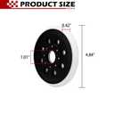 5-Inch 8-Hole Backing Pad Hook and Loop Sanding Disc, for RS034 ROS10 ROS20VS Random Orbit Sander
