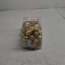 JORNOY Christmas Tree Ornaments Set, 47 Pack Assorted Shatterproof Hanging Balls Decorations, Plastic Bulbs Bulk with Lanyard for Home Holiday Party Decor, 3-Sizes (Gold)