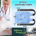 Ice Pack for Knees Reusable Cold Pack for Injuries, Knee Gel Ice Pack Wrap Pain Relief Replacement Surgery, Swelling, Meniscus Tear, ACL, Sports Injuries Blue