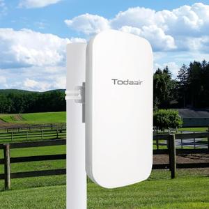 Outdoor WiFi Extender WiFi Booster | AI Watchdog | Repeater & AP ModeIP65 Weatherproof | Up to 1200Mbps Dual Band WiFi Repeater | Covers Up to Least 3440 Sq. ft and 30 Devices