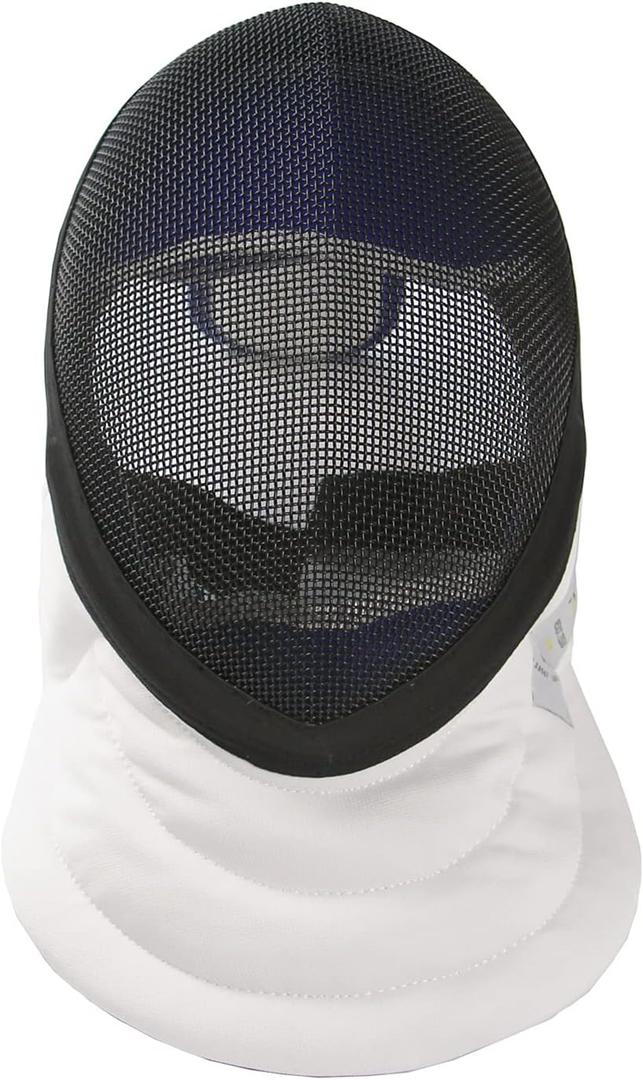 LEONARK Fencing Epee Mask Hema Helmet CE 350N Certified National Grade Masque - Fencing Protective Gear (Medium, Black)