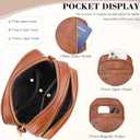 Small Crossbody Bags for Women, RFID Phone Purse with Card Slots, Triple Compartments Lightweight Shoulder Bag