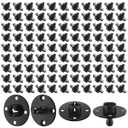 Moxweyeni 100 Pcs Fasteners for Panels Mounting Clips Ship Panel Fasteners on Boats, Rvs, Wall Panelsand Access Upholstery Clips, Weight Capacity 15lb