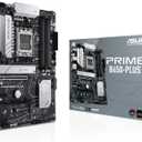 ASUS Prime B650-PLUS AMD B650 AM5 Ryzen Desktop 9000 8000 and 7000 ATX Motherboard, DDR5, PCIe 5.0 M.2, 2.5Gb LAN, DP, HDMI, SATA 6Gbps, USB 3.2 Gen 2 & 1 Type-C, BIOS Flashback, USB4 Support