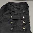 AI'MOURI Renaissance Gothic Tailcoat Halloween Costumes for Women, Medieval Steampunk Corset Victorian Tailcoat Jacket (3X-Large, Black)