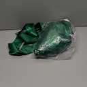 MCEAST 10 Large Green Ribbon Cabinet Door Bows for Christmas Festive Party Supplies, 10 x 87 Inches