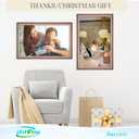 12x18 Frame Champagne Gold, Elegant Ornate 18x12 Picture Frame with Floral Trim, for 12 x 18inch Gallery Photo Pic with HD Plexiglass, 1.6in Widen 0.8in Thick, Horizontal Vertical Wall Display