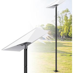 15FT Gen 3 Starlink Pole Mount, Starlink Mount with Pipe Adapter, Starlink Ground Pole Mounting Kit