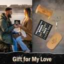 2 x Husband Gifts for Him - Beard Kit for Men Grooming and Care with Brush, Comb, Scissors & Storage Bag - Husband Birthday Gift Ideas, Anniversary Retirement Birthday Gifts for Men