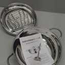 Deep Fryer Pot,Oxydrily Japanese Tempura Deep Fryer Stainless Steel Frying Pot With Thermometer