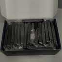 Ravinte 32 Pack 3-1/2 Inch Kitchen Square Cabinet Handles Matte Black Dresser Pulls Black Drawer Pulls Cabinet Hardware Kitchen Handles for Cupboard Drawers