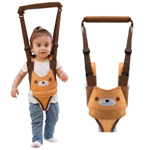 Baby Walking Harness - Handheld Kids Walker Helper - Toddler Infant Walker Harness Assistant Belt - Child Baby Walk Learning Help Support Assist Trainer Tool - for 7-24 Month Old (Yellow)