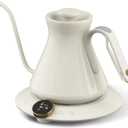 Cocinare FLOW M6 Pro Electric Gooseneck Kettle, 0.5 Temperature Control for Pour-over Coffee & Tea, Stainless Steel Interior, Quick Heating for Boiling Water (Dali)