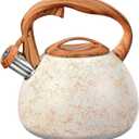 GGC Whistling Tea Kettle for Stove Top, 3.2QT/3L Stainless Steel Tea Kettle, 3.1 Quarts