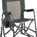 GCI Outdoor Freestyle Stowaway Rocker Portable Rocking Outdoor Camping Chair, Hunter Topo