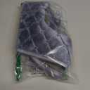 Toilet Seat Cushion - Soft, Thicker, Warmer Washable Covers with Zipper - Home Reusable (Gray)