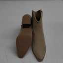 MIA Womens Sawyer Embroidered Pointed Toe Casual Boots Ankle Mid Heel 2-3" - 7.5
