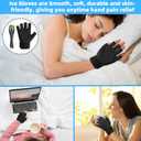 Finger Arthritis Compression Hand Ice Pack for Pain Relief, Adjustable Wrist Ice Pack for Hot & Cold Therapies, Finger Ice Pack with 1pcs Hand Massage Tool Gel Ice Gloves for Tendinitis, Carpal Tunnel