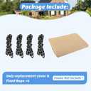 10x10FT Canopy Tent Replacement Top, Instant Pop Up Canopy Straight Leg Replacement Cover for Outdoor Garden Picnic, Camping (Beige)