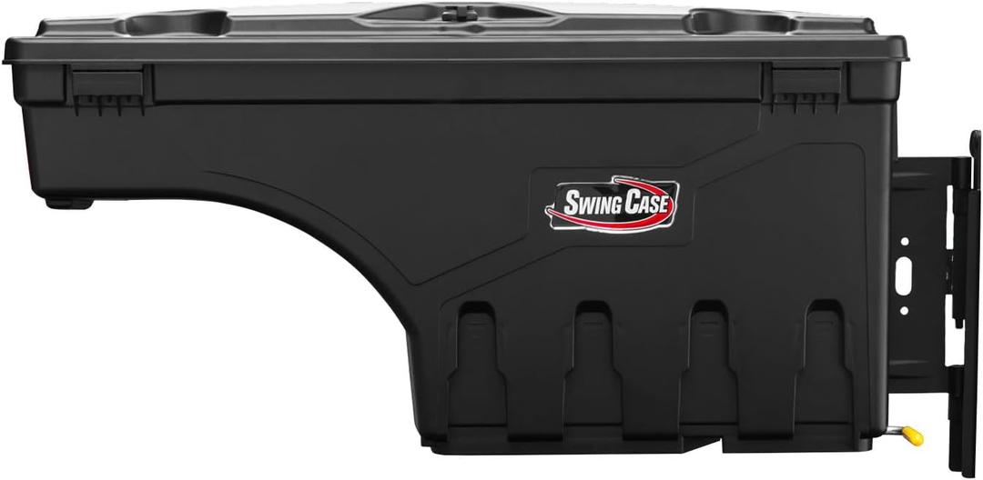 RealTruck UnderCover SwingCase Truck Bed Storage Box | SC401D | Fits 2005 - 2023 Toyota Tacoma Drivers Side - (19-23) With Factory Storage Box