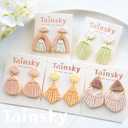 TAINSKY 21 Pcs Organic Shape Clay Earring Cutters, Boho Clay Cutters for Polymer Clay Jewelry, Geometric Earring Cutters for Polymer Clay
