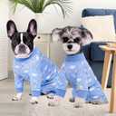 Dog Surgery Recovery Suit, Dog Onesie for Surgery Female Male Dogs, Dogs Pajamas Long Sleeve, Small Dogs Onesie, Abdominal Wound Bandages Surgical Suit, Cat Recovery Suit for Shedding Skin Disease, L