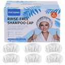 Shampoo cap 6 Pack, No-Rinse Shampoo Cap, Waterless Shampoo and Conditioner Suitable for Adults, Bedridden and Seniors Suitable for Adults, Bedridden and Elderly, Hospitals, Camping