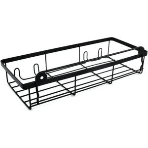 Wrought Iron Bathroom Shelf Perforation-Free Bathroom Storage Rack Bathroom Shelf