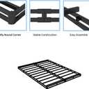 NHODIR Queen Box Spring 3 Inch Heavy Duty Box Spring Mattress Foundation, Metal Bed Base with Fabric Cover, Noise Free Easy Assembly