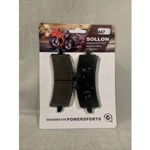 SOLLON Asbestos free brake pads Organic pack of 3, 6 pieces, size 2 x 232, 4 x 159